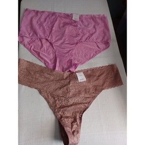 Auden NWT  Plussize Underwear. 2X (20-22)  1 Thong 1 Brief.